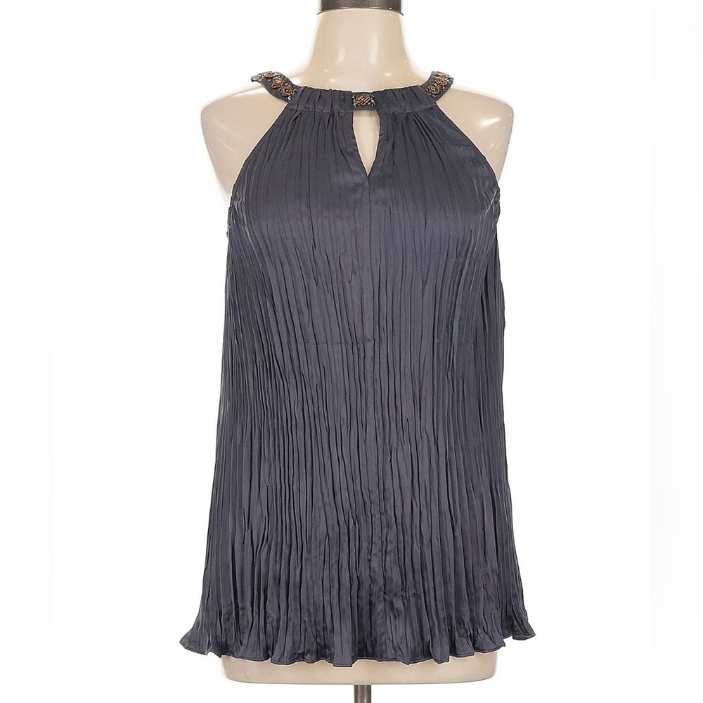 Sundance gunpowder gray Pleated Top